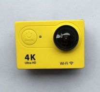 Holysun Sports Action Camera Ultra 4K with wifi underwater Waterproof CAM 170 degree View Angle (Yellow) N2