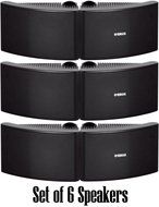 Yamaha All Weather Outdoor / Indoor Wall Mountable Natural Sound 180 watt 2 way Acoustic Suspension Speakers -... N5