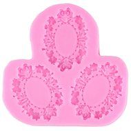 Mujiang Sugarcraft Mirror Frame Chocolate Candy Fondant Vintage Silicone Molds For Cake Decorating N13