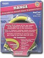 Smart Choice - 5/8 Safety+PLUS Stainless-Steel Gas Range Connector