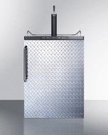 Summit SBC635MBIDPL 24" Built In Beer Dispenser with 5.6 cu. ft. Capacity Deep Chill Function Digital Thermostat...