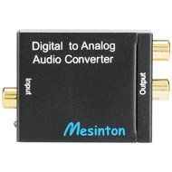 Mesinton Digital Optical Coax to Analog R/L audio converter, Digital to Analog Audio Converter With Optical Toslink... N2