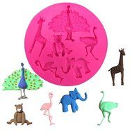 HT BAKEWARE | Safari Animals Silicone Mold
