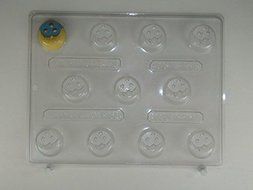 Small Moon w/ Stars mint AO137 All Occasion Chocolate Candy Mold