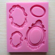OKDEALS Silicone Glasses Frame Chocolate Cake Decorating Sugarcraft Baking Mold