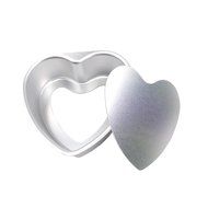 Hanperal 6 Inch Heart Shaped Cake Pan with Removable Bottom N5