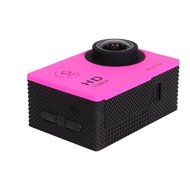 Wifi 1080P Full HD 30M Waterproof Sports Action Camera Bicycle Helmet Car Pink N4