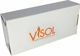 Visol VCASE706 Caldwell Brown Leather Cigar Case with Cigar Cutter N2