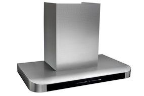 CYBER Arc Edges 36" Wall Mount Range Hood Seamless Stainless Steel Touch Panel N5