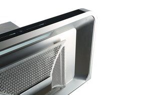 CYBER Arc Edges 36" Wall Mount Range Hood Seamless Stainless Steel Touch Panel N6