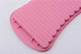 6 Cavity Little Cylinder with Flower Edge Silicone Chocolate Cake Ice Chocolate Soap Candle Baking Mold Food Grade N4