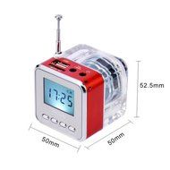 Refresh Your Life Portable Mini Speaker LCD HiFi Music MP3/4 Player Micro SD/TF USB Disk FM Radio N14