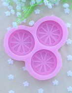 NEW 2015 Slice Of Lemon Fruit Soap Mold Fondant Cake Chocolate Silicone Mold, Decoration Tools Bakeware N4