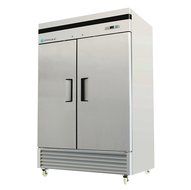 2 Door Stainless Steel Bottom Mount Reach-In Refrigerator