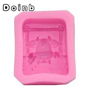 Doinb Sun+Moon (Mother+Baby) Soap Clay Candy Cake Pastry Fondant Chocolate Moulds FDA Silicone Molds Outer Size... N16