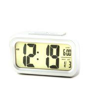 U9Q Light Control LCD Display Digital Snooze Digital Alarm Clock LED Backlight N5