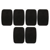 Theater Solutions TS4ODB Indoor or Outdoor Speakers Weatherproof Mountable Black 3 Pair Pack N2