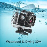LeadEdge LE7000 Action Camera FHD 1080P 2.0 Inch Sport Waterproof With 1 Extra Battery And 1 Dual Battery Charger... N2