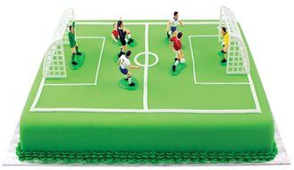 PME Football/Soccer Cake Topper Set 9pc