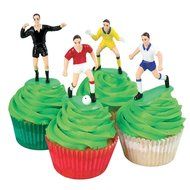 PME Football/Soccer Cake Topper Set 9pc N2