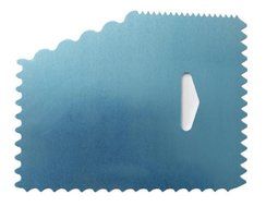 Cake Scraper 3pcs/set, KOOTIPS Smoother Comb Set Cake Edge Side Decorating Tools Scraper (Blue 3pcs set) N2