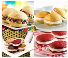 Astra shop Fancy Champane 12-Cup Carbon Steel Nonstick Whoopie Pie Pan Cake Baking Pan Macaroon Mold N5