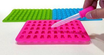 Gummy Bear Candy Mold Set By Custom Kid Cakes &ndash; Premium Quality, Food Grade, FDA Approved Silicone &ndash; 150 Candy...