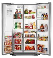 WHIRLPOOL WRS973CIDM 36-inch Wide Side-by-Side Counter Depth Refrigerator with StoreRight(TM) Dual Cooling System... N3