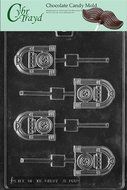 Cybrtrayd M166 Juke Box Lolly Miscellaneous Chocolate Candy Mold