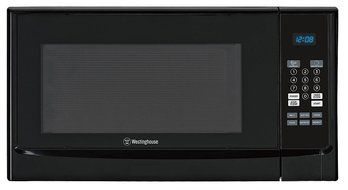 Westinghouse WCM16100B 1000 Watt Counter Top Microwave Oven, 1.6 Cubic Feet, Black Cabinet N9