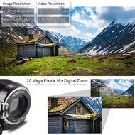 Andoer&reg; 3.0" Digital Video Camera TFT LCD Touching Screen 1080P Full HD 20MP 16X Zoom Camcorder Recorder DVR Support... N5