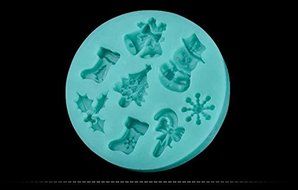 Topnew-Candy Cavity Silicone Chocolate Mold Candy and Gummy Moulds Xmas Supplies H1949 N2