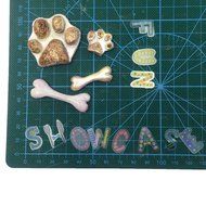 Funshowcase Assorted Dog Footprints and Bones Silicone Candy Mold for Cake Decorate, Clay, Crafting N3