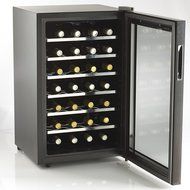 Wine Enthusiast Silent 28 Bottle Touchscreen Wine Refrigerator (Mirrored Door) N3