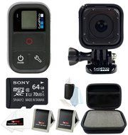 GoPro HERO Session CHDHS-102 w/ GoPro Smart Remote and Accessories Bundle N4
