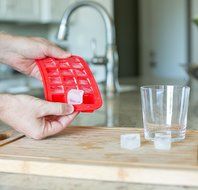 Internet&#039;s Best Silicone Mini Ice Cube Tray | Waffle Ice Mold | Candy Cake Chocolate Mold | Red N8