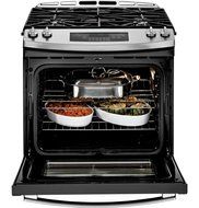GE JGS650SEFSS 30" Stainless Steel Gas Slide-In Sealed Burner Range N6