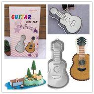 Anyana Violin Guitar Birthday Cake Pan Tin Mould Aluminium Decorating Tool Kitchen Tool Sugarpaste Baking Cookie... N2