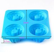 Home.lolo Fancy Bundt Cake Candy Silicone Mold DIY Mould Chocolate Soap Pastry SCM01A-04 N4