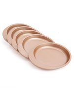 MyLifeUNIT 5 Piece Easy Layers Cake Pans Set - Easy Release Non Stick Coating Baking Pans N4