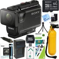 Sony HDR-AS50/B Full HD Action Camera + Water Action Kit &amp; Memory Bundle