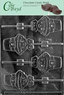 Cybrtrayd T015 Pilgrim Lolly (Boy) Life of the Party Chocolate Candy Mold with Exclusive Cybrtrayd Copyrighted...