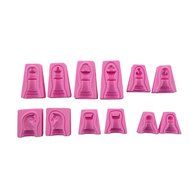 WYD Chess Sets 6 Silicone Fondant Cake Mold Chocolate Baking Sugarcraft (Chess Sets 6) N3