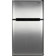 Haier 3.2 cu ft Refrigerator Virtual Steel N2