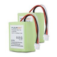 Floureon 7.2V 3000mAh NI-MH Replacement Vacuum Cleaner Battery for Braava 380t iRobot Mint 5200 5200B 5200C (3) N8