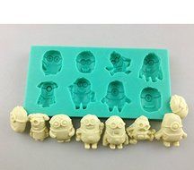 Silicone Fondant Cake Cookie Decorating Sugarcraft Mould Minions Despicable Me N2