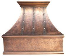 Copper Best H7 302127L Copper Range Hood Vented through Roof or Wall Easy Install N2