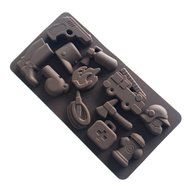 MagicMen Electric guitar silicone chocolate mold ice lattice silicone mold N46