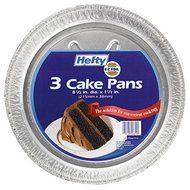Hefty Round Foil Cake Pan Dw Safe, Round 1.3125&quot;
