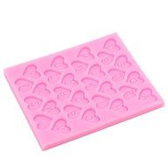 Julyshop Heart Alphabet Letter Mold Silicone Decorating Chocolat Fondant Cake Mould Tool N4
